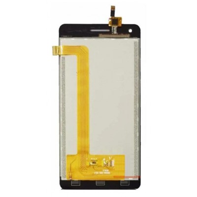 Lcd With Touch Screen For Philips V377 Black By - Maxbhi Com