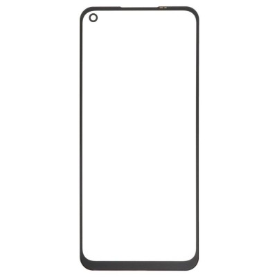 Replacement Front Glass For Realme Narzo 50 Blue By - Maxbhi Com