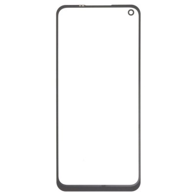 Replacement Front Glass For Oppo A93 5g Black By - Maxbhi Com