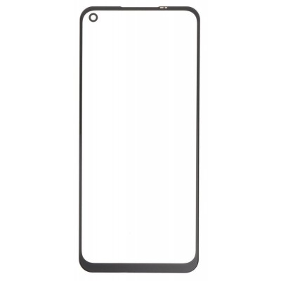 Replacement Front Glass For Oppo A93 5g Black By - Maxbhi Com