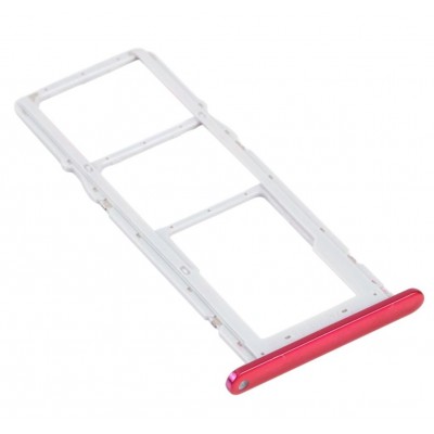 Sim Card Holder Tray For Lg K52 Red - Maxbhi Com