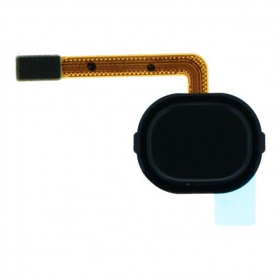 Fingerprint Sensor Flex Cable For Samsung Galaxy A40 Black By - Maxbhi Com