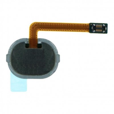 Fingerprint Sensor Flex Cable For Samsung Galaxy A40 Black By - Maxbhi Com
