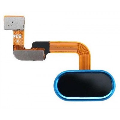 Fingerprint Sensor Flex Cable For Meizu M6 Note Blue By - Maxbhi Com