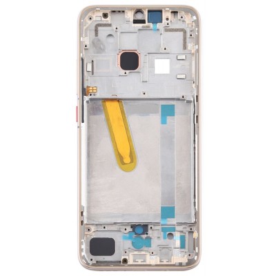 Lcd Frame Middle Chassis For Xiaomi Redmi 10x 5g Gold By - Maxbhi Com