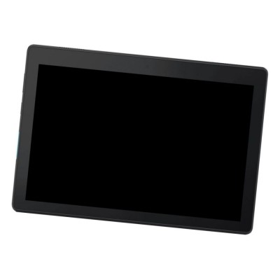 Lcd Frame Middle Chassis For Lenovo Tab E10 Black By - Maxbhi Com
