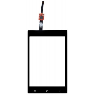 Touch Screen Digitizer For Spice M6110 Silver By - Maxbhi Com