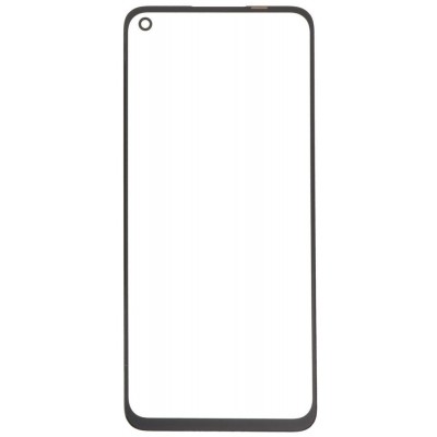 Replacement Front Glass For Realme 9i Blue By - Maxbhi Com