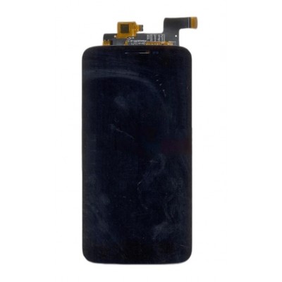 Lcd With Touch Screen For Spice Mi550 Pinnacle Stylus White By - Maxbhi Com