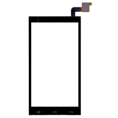 Touch Screen Digitizer For Micromax Canvas Fire 3 A096 Black By - Maxbhi Com
