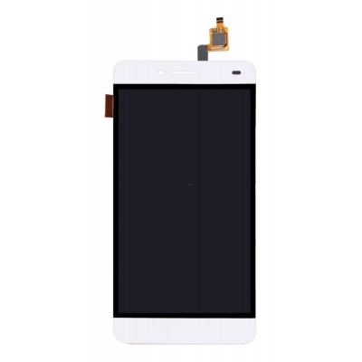 Lcd With Touch Screen For Intex Aqua Freedom White By - Maxbhi Com