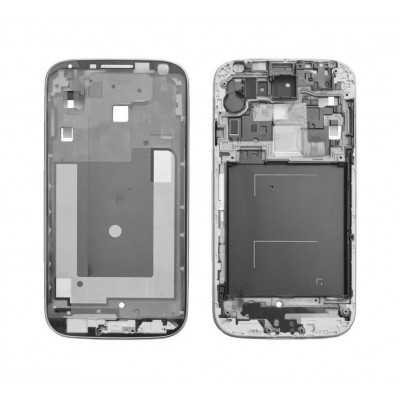 LCD Frame Middle Chassis for Samsung I9505G Galaxy S4 Google Play Edition - Red by Maxbhi.com