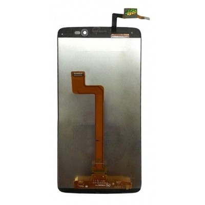 Lcd With Touch Screen For Alcatel One Touch Idol 3 Black By - Maxbhi Com