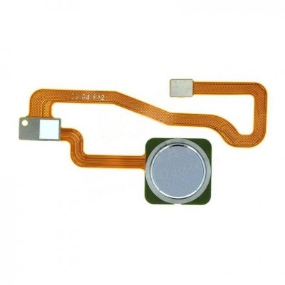 Fingerprint Sensor Flex Cable For Xiaomi Redmi Note 5a Silver By - Maxbhi Com