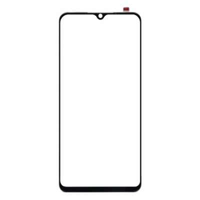 Replacement Front Glass For Oppo F15 Black By - Maxbhi Com