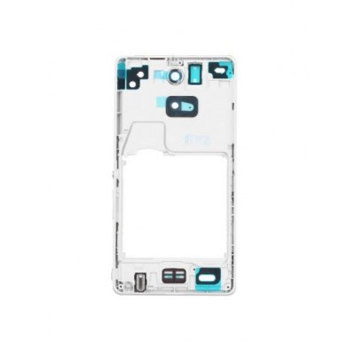 Lcd Frame Middle Chassis For Sony Xperia Zr White By - Maxbhi Com