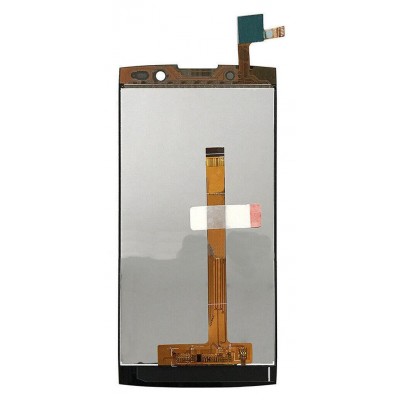 Lcd With Touch Screen For Alcatel One Touch Flash 2 Black By - Maxbhi Com