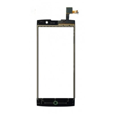 Touch Screen Digitizer For Alcatel One Touch Flash 2 Black By - Maxbhi Com