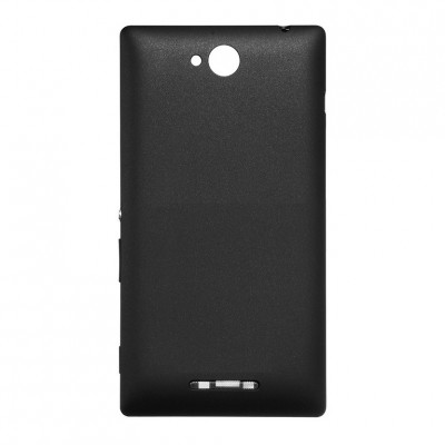 Back Panel Cover For Sony Xperia C S39h Black - Maxbhi Com