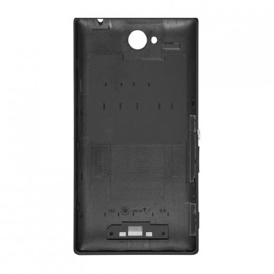 Back Panel Cover For Sony Xperia C S39h Black - Maxbhi Com