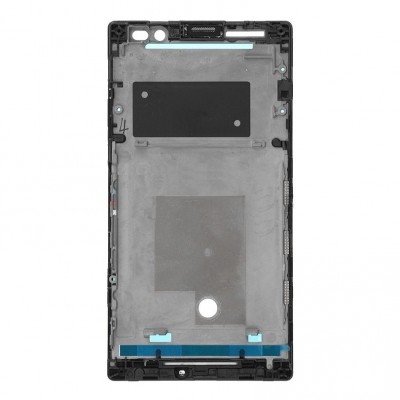 Lcd Frame Middle Chassis For Sony Xperia C S39h Purple By - Maxbhi Com
