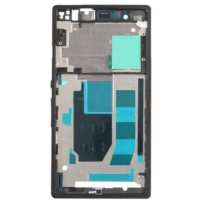 Lcd Frame Middle Chassis For Sony Xperia Z Lt36i Black By - Maxbhi Com