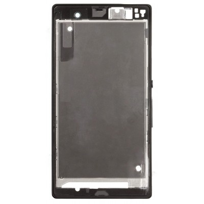 Lcd Frame Middle Chassis For Sony Xperia Z Lt36i Black By - Maxbhi Com