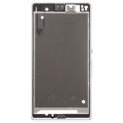 Lcd Frame Middle Chassis For Sony Xperia Z Lt36i White By - Maxbhi Com