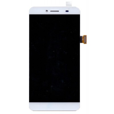 Lcd With Touch Screen For Intex Aqua Genx Silver By - Maxbhi Com