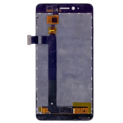 Lcd With Touch Screen For Intex Aqua Genx Silver By - Maxbhi Com