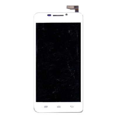 Lcd With Touch Screen For Intex Aqua I7 White By - Maxbhi Com