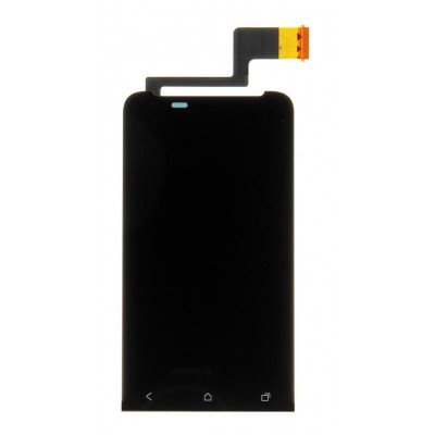 Lcd With Touch Screen For Htc One V T320e G24 Black By - Maxbhi Com
