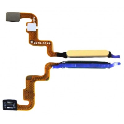 Fingerprint Sensor Flex Cable For Xiaomi Redmi Note 12 4g Gold By - Maxbhi Com
