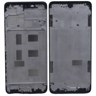 Lcd Frame Middle Chassis For Realme Narzo N55 Black By - Maxbhi Com