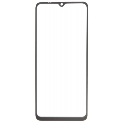 Replacement Front Glass For Xiaomi Redmi 12c Black By - Maxbhi Com