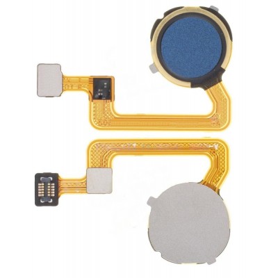 Fingerprint Sensor Flex Cable For Xiaomi Redmi 12c Blue By - Maxbhi Com