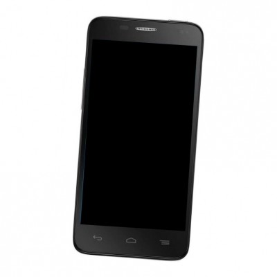 Lcd Frame Middle Chassis For Alcatel Idol S Ot6034r Black By - Maxbhi Com