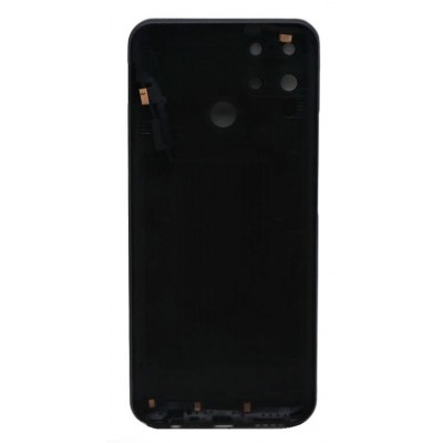 Back Panel Cover For Realme C12 Black - Maxbhi Com