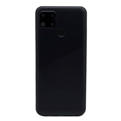 Back Panel Cover For Realme C12 Black - Maxbhi Com