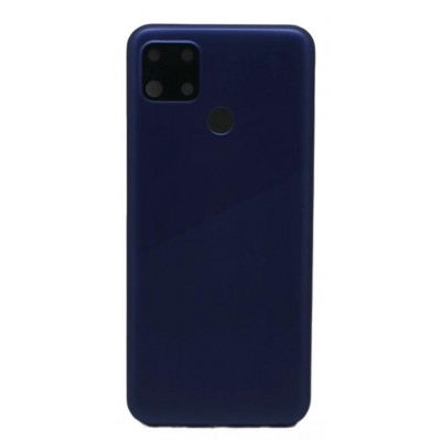 Back Panel Cover For Realme C12 Blue - Maxbhi Com