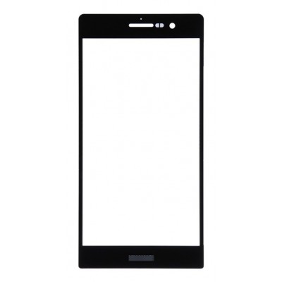 Replacement Front Glass For Huawei Ascend P7 With Dual Sim Black By - Maxbhi Com