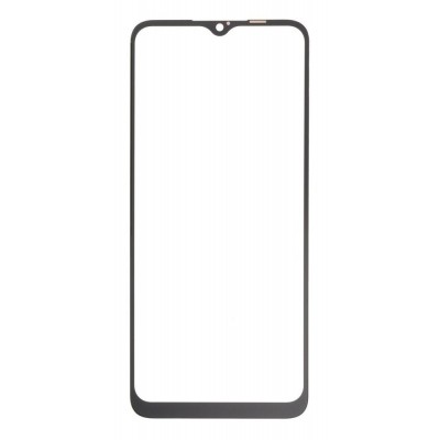 Replacement Front Glass For Oppo A16 Black By - Maxbhi Com