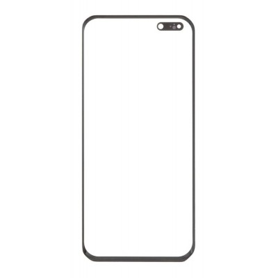 Replacement Front Glass For Huawei P40 Pro Black By - Maxbhi Com