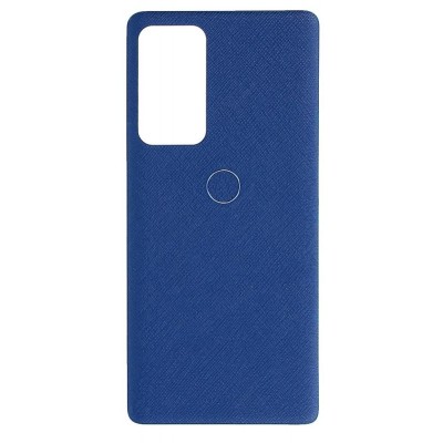Back Panel Cover For Motorola Edge 20 Pro Blue - Maxbhi Com