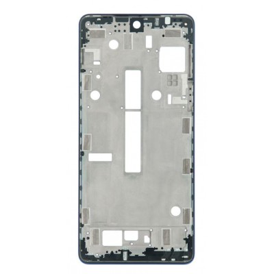 Lcd Frame Middle Chassis For Motorola Edge 20 Pro Blue By - Maxbhi Com