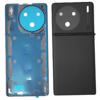 Back Panel Cover For Vivo X90 Black - Maxbhi Com