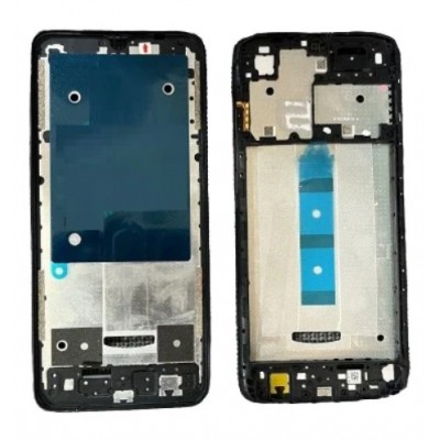 Lcd Frame Middle Chassis For Xiaomi Poco C51 Black By - Maxbhi Com