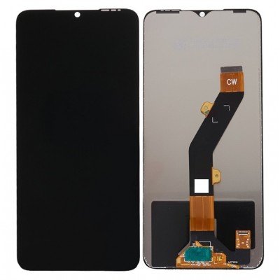Lcd With Touch Screen For Infinix Hot 30i White By - Maxbhi Com