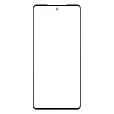 Replacement Front Glass For Vivo X90 Black By - Maxbhi Com
