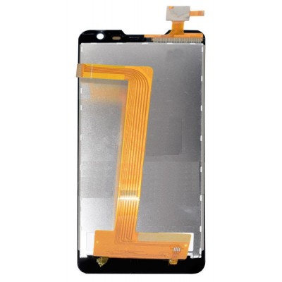 Lcd With Touch Screen For Lava Iris 504q White By - Maxbhi Com